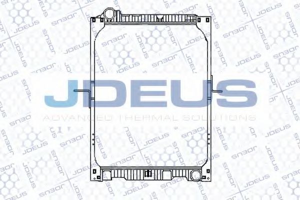 117M01 Radiator, racire motor JDEUS 