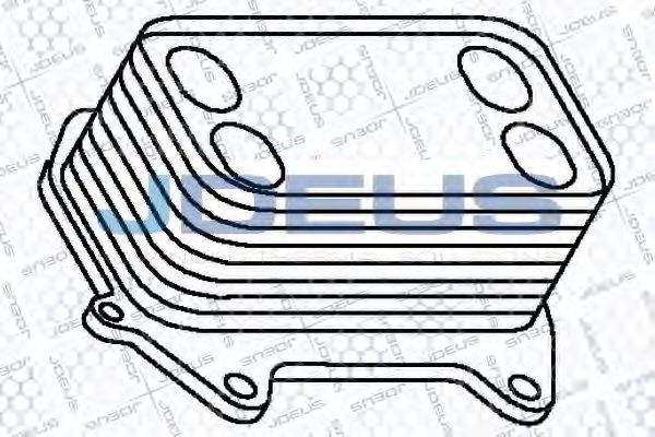401M23 Radiator ulei, ulei motor JDEUS 