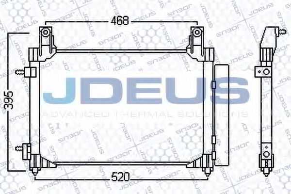 756M11 Condensator, climatizare JDEUS 