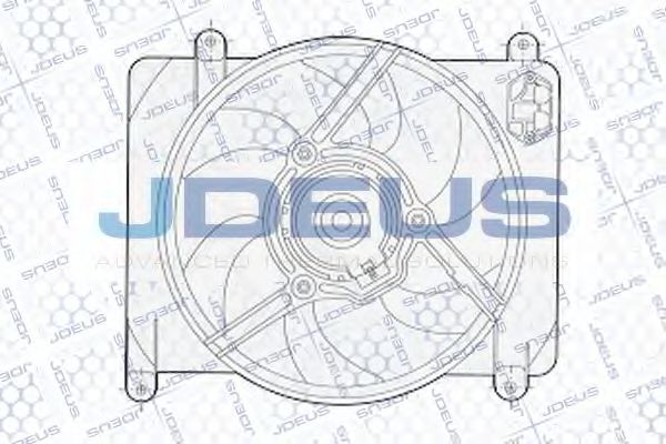 EV02318 Ventilator, radiator JDEUS 