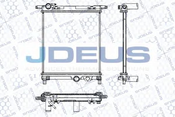 RA0300600 Radiator, racire motor JDEUS 