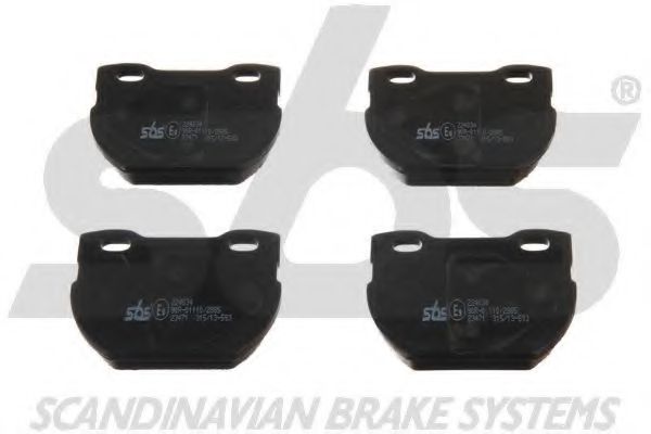 set placute frana,frana disc 2
