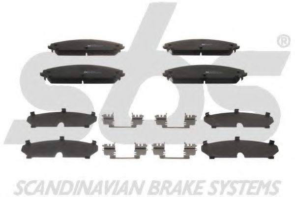 set placute frana,frana disc 2