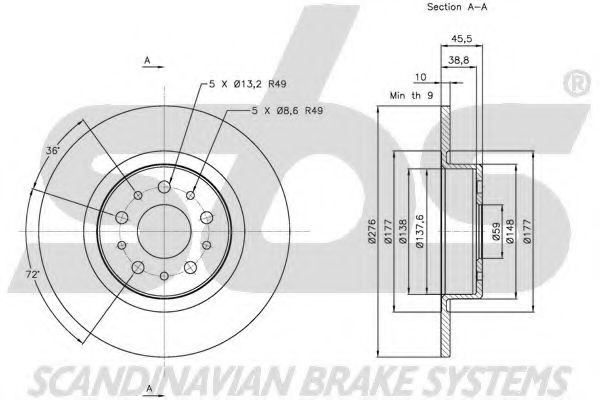 Disc frana 3