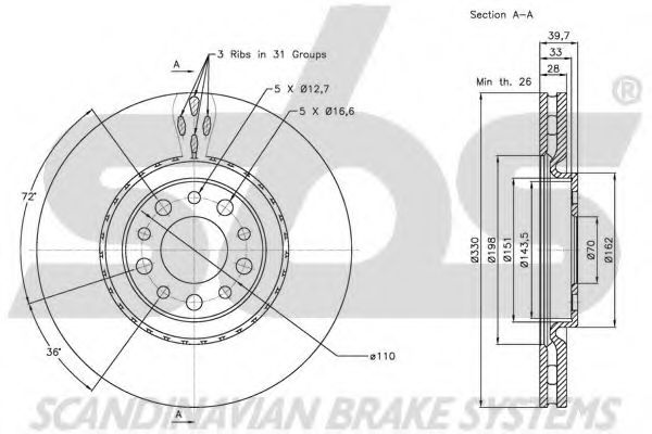 Disc frana 2