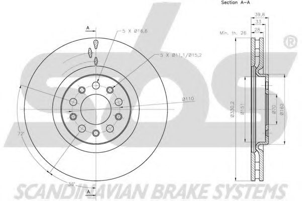 Disc frana 3