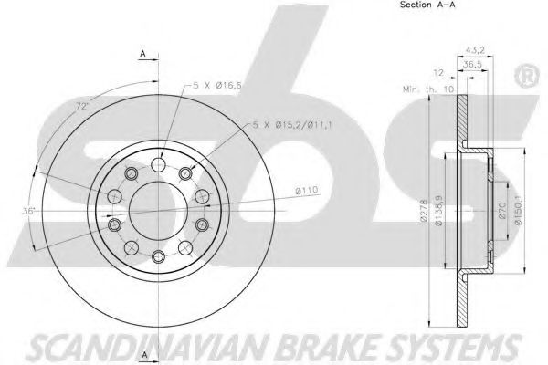 Disc frana 3