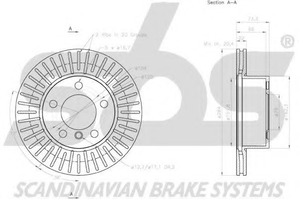 Disc frana 3