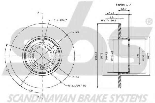 Disc frana 3