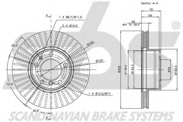 Disc frana 3