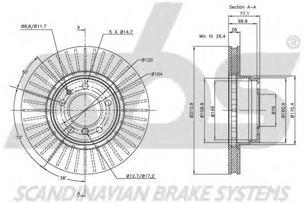Disc frana 2