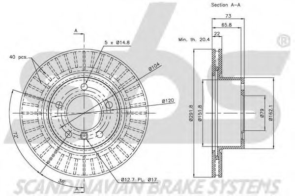 Disc frana 3