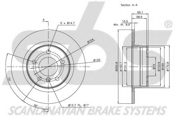 Disc frana 3