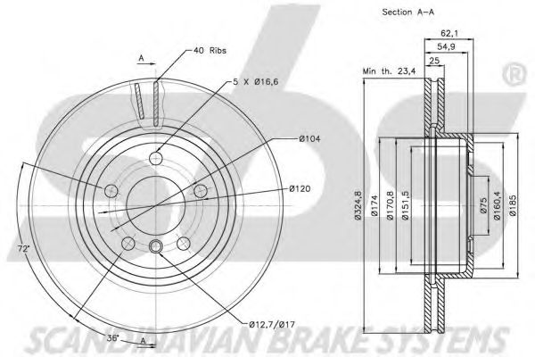 Disc frana 3