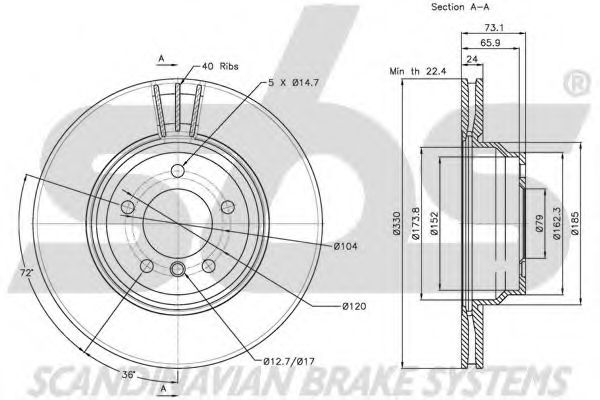 Disc frana 3