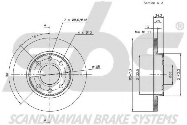 Disc frana 3