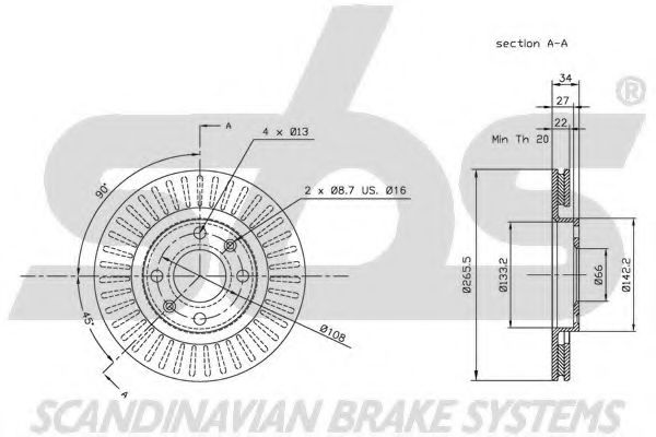 Disc frana 3