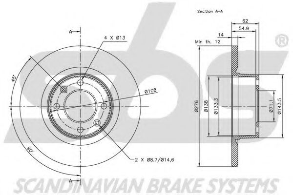 Disc frana 3