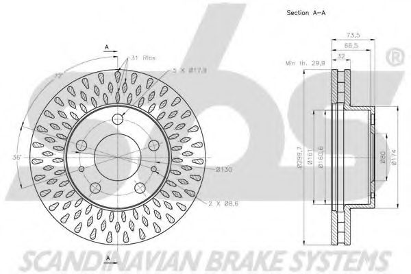 Disc frana 3
