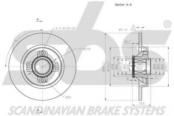 Disc frana 3