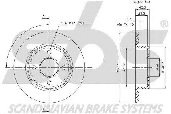 Disc frana 3