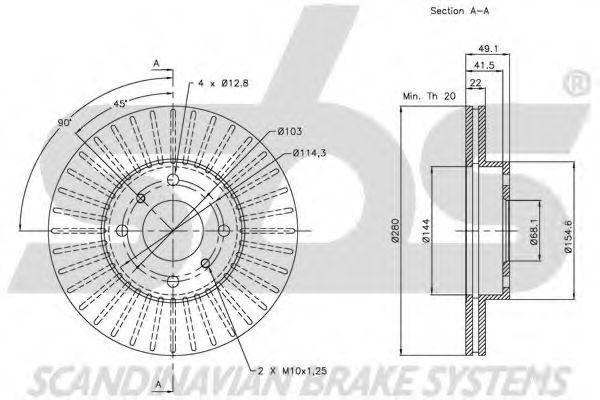 Disc frana 3