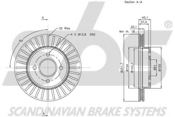 Disc frana 3
