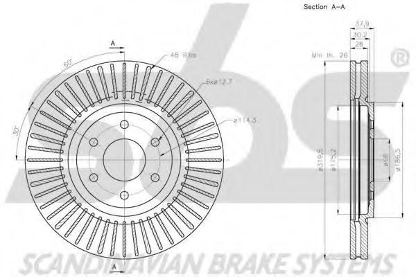 Disc frana 3