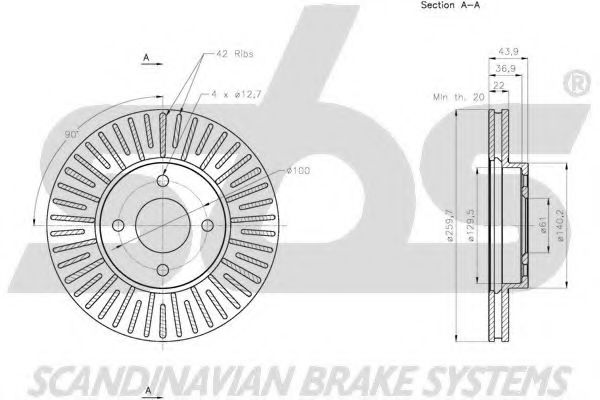 Disc frana 3