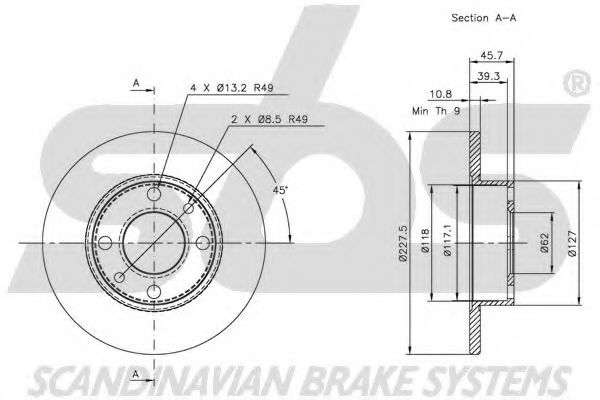 Disc frana 3