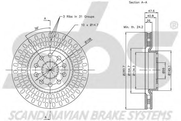Disc frana 2