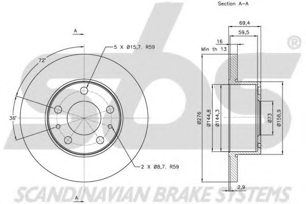 Disc frana 2