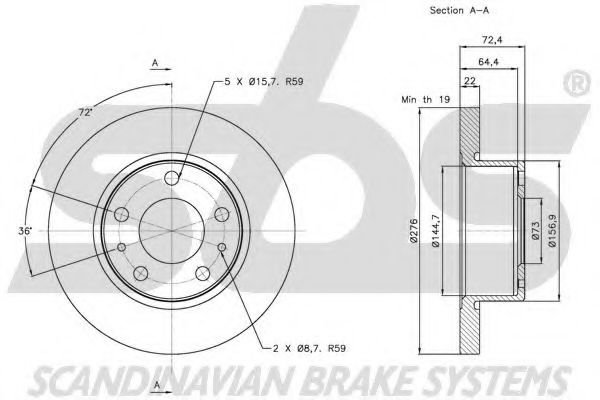 Disc frana 3