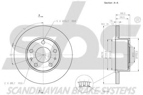 Disc frana 3