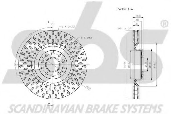 Disc frana 3