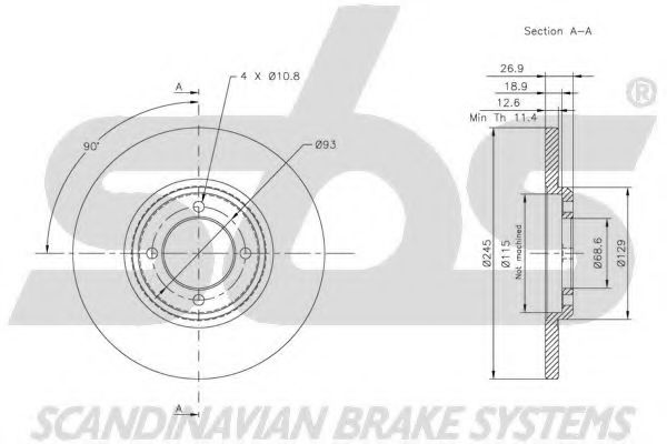 Disc frana 3