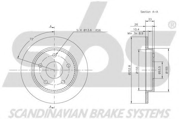 Disc frana 3