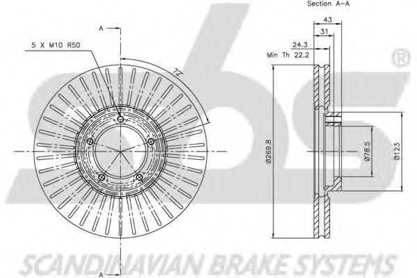 Disc frana 3