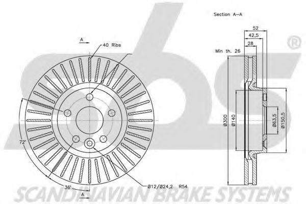 Disc frana 3
