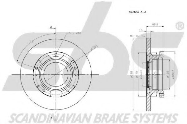 Disc frana 3