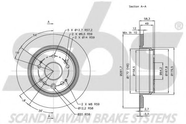 Disc frana 3