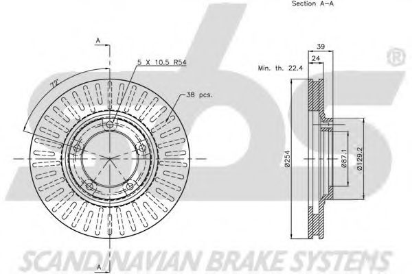 Disc frana 3