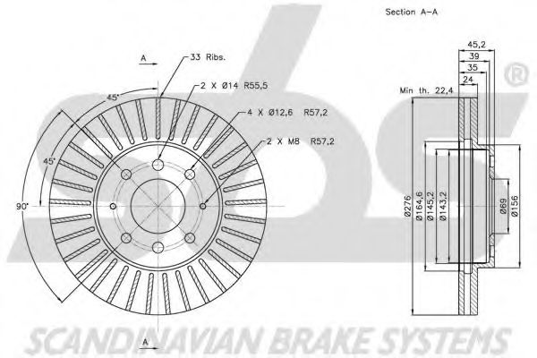 Disc frana 3
