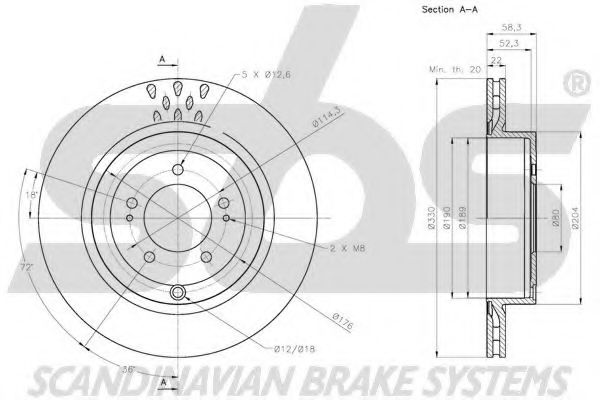 Disc frana 3