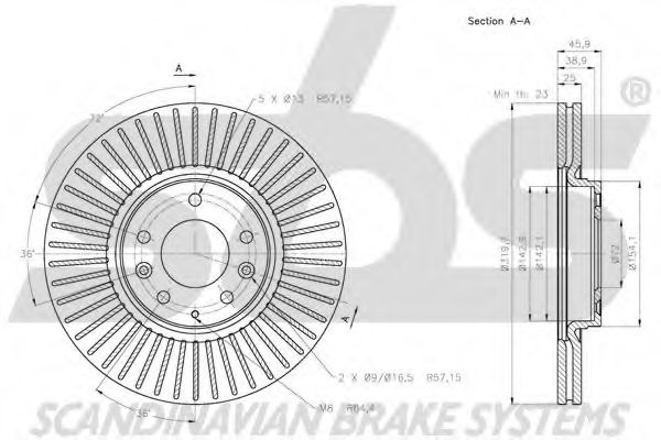 Disc frana 3