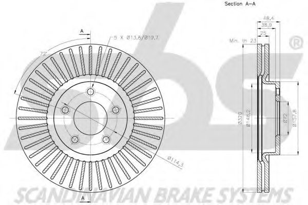 Disc frana 3