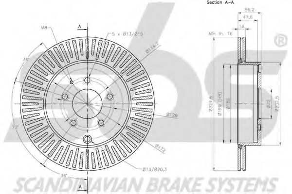 Disc frana 3