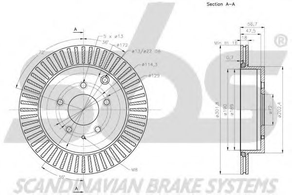 Disc frana 3