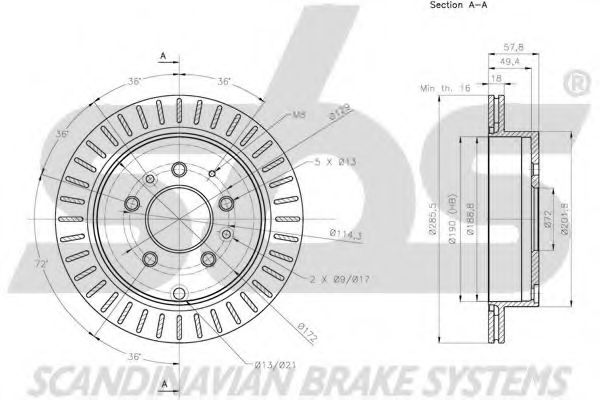 Disc frana 3
