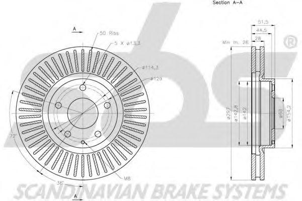 Disc frana 3